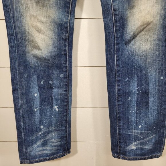 EUC Madewell Jeans Women's sz 26 Distressed Slim Boyjean Rip & Repair Edition - Picture 4 of 11